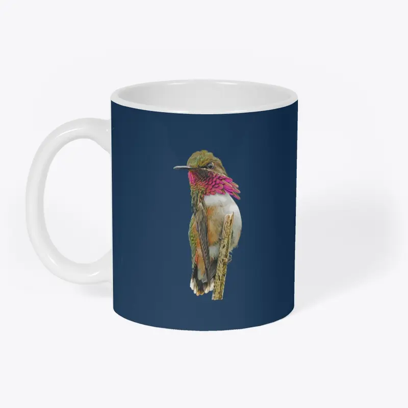 Mug Wine-throated Hummingbird