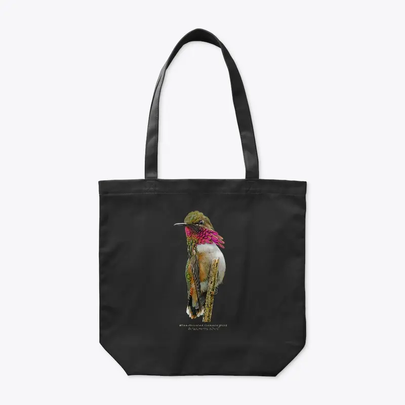 Wine-throated Hummingbird Shopping Bag