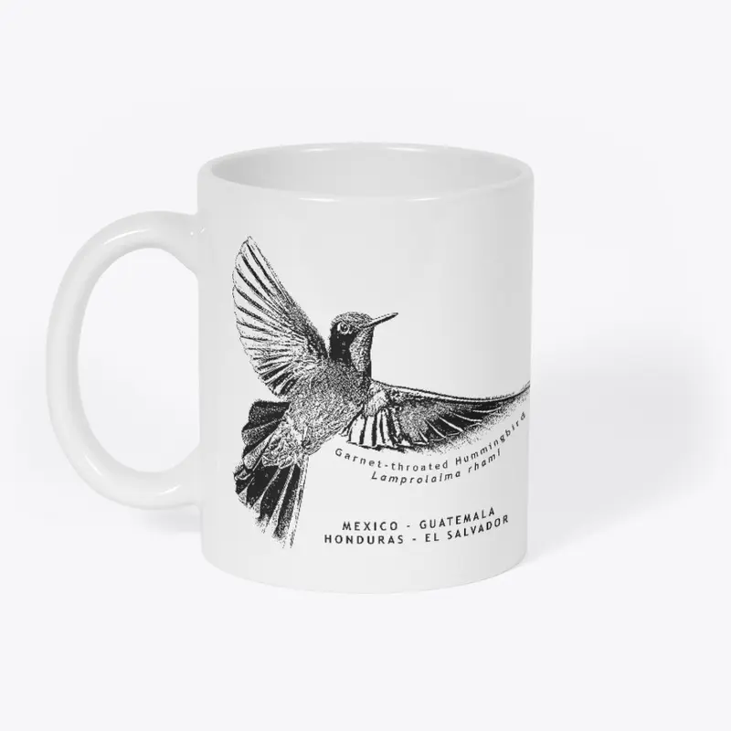 Mug Garnet-throated Hummingbird